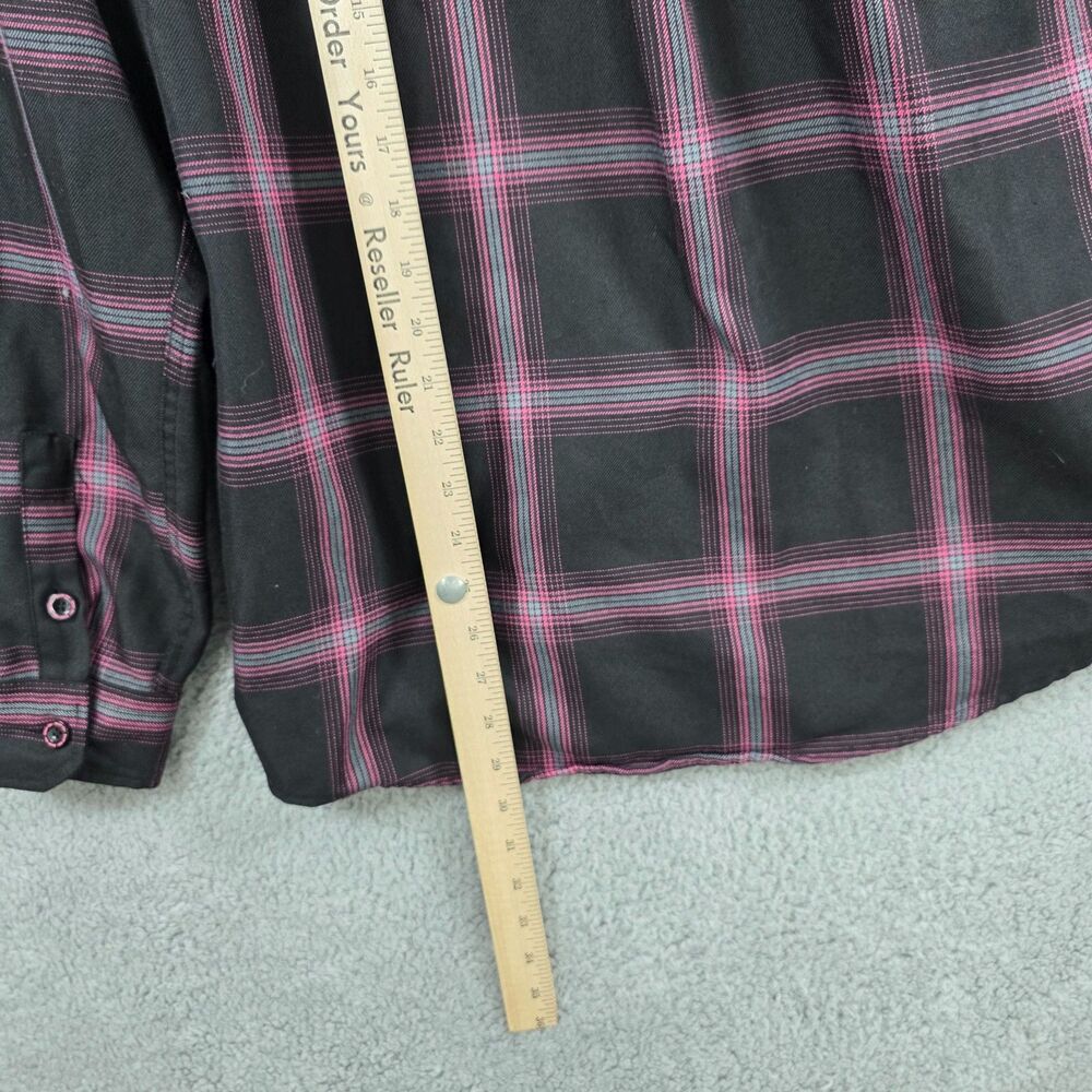 Dixxon Snap-On Tools Flannel Breast Cancer Awareness Men's Shirt Size M - Picture 9 of 12